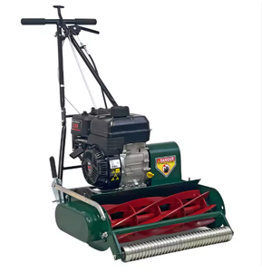 Cortacésped industrial de 4 tiempos y 6.5 HP económico con recogedor de césped libre, carrete de tambor y cilindro de alta calidad para recortadora de césped de 196 cc - Product Image 1