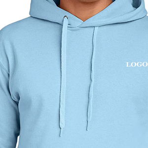 Sudadera con capucha de algodón/poliéster de la mejor calidad con logotipo personalizado y bolsillos canguro, mezcla de algodón básico transpirable - Product Image 4