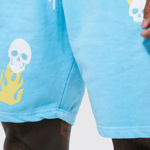 Short de survêtement de sport de compression à motif uni de style street pour hommes vente en gros de pantalons de jogging pour l'entraînement, la course et la salle de sport - Product Image 4