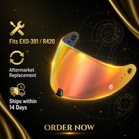 Visière de remplacement pour casque Urban Garage Aftermarket, compatible avec Scorpion EXO-391 R420