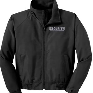 Chaqueta de invierno de concha blanda de uniforme de guardia de seguridad negra Unisex de alta calidad con mangas cortas para profesionales de la seguridad de verano - Product Image 2