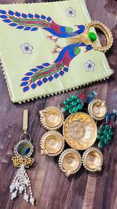 Bolsa de llavero y Urli para decoración del hogar para ocasiones Diwali con otros portavelas linternas tarros de velas - Product Image 4