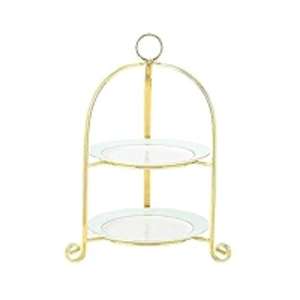 Plateau à pâtisserie robuste en métal à 3 niveaux de conception professionnelle avec des niveaux extra-larges pour afficher un assortiment de bonbons - Product Image 5