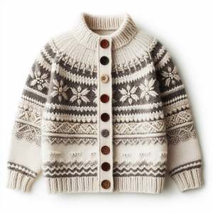 Chaqueta Bomber de Lana Merino de Alta Gama para Invierno, Estilo Himalaya, con Cuello Alto, Calefactable, Transpirable, Resistente al Viento, Ecológica y Vintage - Product Image 3