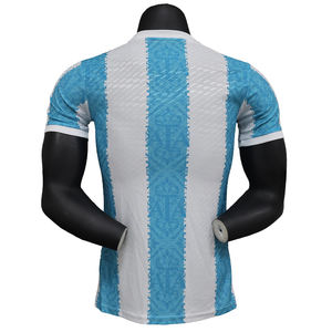 Maillots de football rétro en maille pour hommes sur mesure, t-shirts surdimensionnés à manches courtes, t-shirt court et ample, version joueur d'automne avec service OEM - Product Image 2