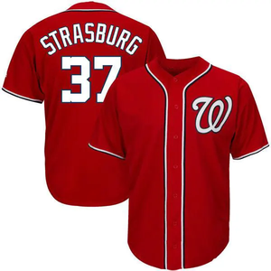 Maillot de baseball personnalisé pour homme avec impression numérique, tissu antibactérien, logo rayé, numéro et nom/marque d'équipe sur mesure – Vente en gros - Product Image 6
