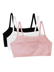 Soutien-gorge de sport sans couture pour femme, bretelles spaghetti, col rond, maintien léger, respirant, couleur unie, bralette de yoga rose, blanc, noir - Product Image 1