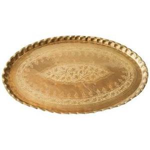 Plateau individuel décoratif en aluminium de qualité supérieure pour hôtels, maison, cuisine, vaisselle, passe au lave-vaisselle, poli - Product Image 3