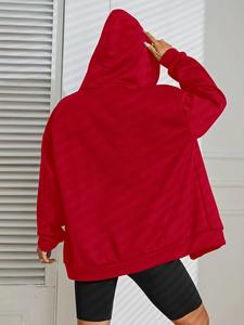 Premium Quality <b>Lightweight</b> Casual Zip Up Hoodie Long Length Winter <b>Sweatshirt</b> with Custom Logo Made in Pakistan - Product Image 2