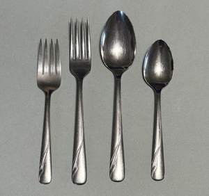 Restaurants & Hotels Dinnerware Decorative High Quality Stainless Steel Custom Engrave Design Cutlery Set and <b>Flatware</b> - Product Image 3