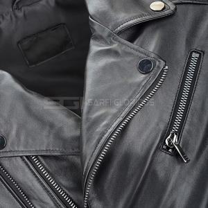 Nueva chaqueta de cuero para hombre 2026, venta al por mayor, chaqueta de cuero genuino para hombre de alta calidad - Product Image 6