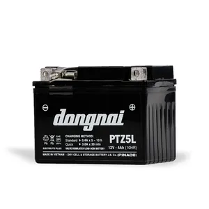 PTZ5L (12V - 4Ah) Dongnai High Quality High Quality Maintenance Free Replacement Battery 12v100ah 150AH 200AH 250AH