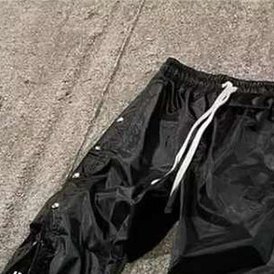 Nouvelle collection 2025 – Vêtements de rue décontractés pour hommes, personnalisés, de haute qualité, en nylon délavé, coupe ample, couleur unie, respirant et léger, fabriqués sur mesure. - Product Image 5