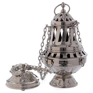 Vente chaude métal laiton brûleur suspendu brûleur d'encens fantaisie arôme brûleur arômes religieux porte-encens. - Product Image 2