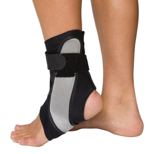 Adjustable Unisex Sports <b>Ankle</b> Brace Spandex/Nylon Compression <b>Support</b> Breathable Mesh Hook Loop Straps Optimal Comfort - Product Image 4