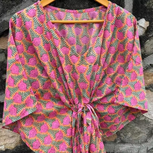 ชุดคลุมโซฟาผ้าฝ้ายออร์แกนิคยาวถึงพื้นพิมพ์ลายดอกกุหลาบ100% ทำด้วยมือและคอลเลกชั่นสั้นๆสำหรับฤดูร้อนซักได้ - Product Image 1