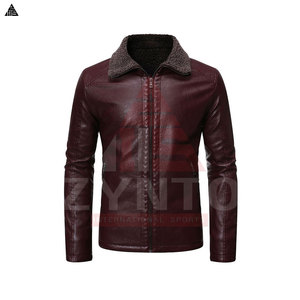 Custom Made Logo Your Own Design Outdoor <b>Leather</b> <b>Man's</b> Coats With Winter <b>Jacket</b> <b>Man</b> Fashion <b>Jackets</b> For <b>Man</b> - Product Image 3