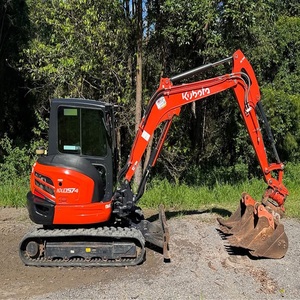 Mini-excavatrice sur chenilles Kubota U27-4 d'occasion à prix abordable pour la construction agricole et l'aménagement paysager - Product Image 4