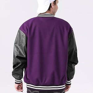 Vestes universitaires pour hommes de haute qualité, design personnalisé, couleur unie, séchage rapide, respirantes, toile, logo brodé sur le devant - Product Image 2