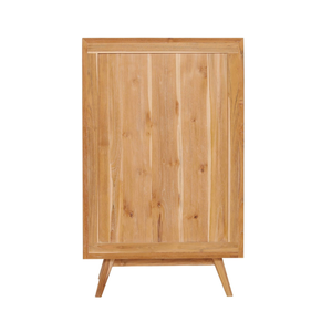 Table basse rectangulaire en teck, table centrale en bois massif pour salon, design minimaliste de style campagnard - Product Image 4