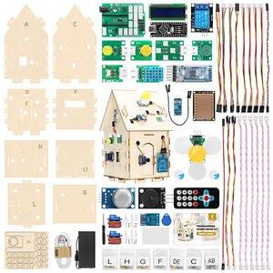 Arduino 키트 로봇 스타터 자동화 프로젝트를위한 DIY 스마트 홈 키트 목조 주택 학습 키트