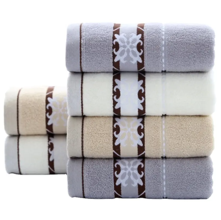 Toalhas de luxo e toalha de banho personalizadas, conjunto de 100% algodão para casa e hotel tamanho grande e médio em todas as cores