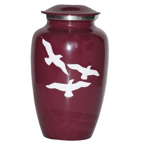 Urnes funéraires en aluminium de qualité supérieure pour adultes avec urnes funéraires en métal fini de couleur noire pour cendres humaines - Product Image 6