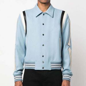 Chaqueta Universitaria Clásica de Invierno con Cuello Alto y Bordado para Parejas, Chaqueta Deportiva Ligera con Letras para Hombre - Product Image 2