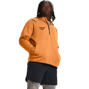 Half Zipped Neck <b>Long</b> Sleeve Hoodie With <b>Short</b> Activewear Set, in Different Color Available <b>Men</b> Track Set - Product Image 1