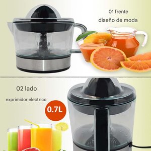Extractor de Jugos Eléctrico Portátil JE623D de 45W, Capacidad de 700ml, Motor AC, Fuente de Alimentación USB, Carcasa de Plástico, 6 Cuchillas, Fácil de Usar - Product Image 5