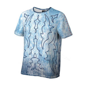 เสื้อยืดซับลิเมชั่นคุณภาพระดับมืออาชีพสำหรับขายส่ง - ระบายอากาศได้ดี เป็นมิตรกับสิ่งแวดล้อม สีและโลโก้ปรับแต่งได้ บริการ OEM วัสดุคุณภาพดีที่สุด - Product Image 3