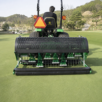 Aérateur de gazon monté sur tracteur de 1,2 m avec profondeur de travail de 250 mm pour terrains de golf et terrains de sport - Prix de dépôt