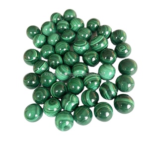 Vente en gros de haute qualité sculptée à la main Malachite sphère cristal naturel décoration pour Reiki guérison Feng Shui vente chaude pierre précieuse - Product Image 1