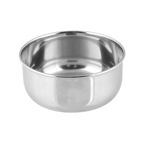 Juego de afeitado ecológico de doble capa de acero inoxidable para venta al por mayor: brocha, taza y jabonera - Product Image 1