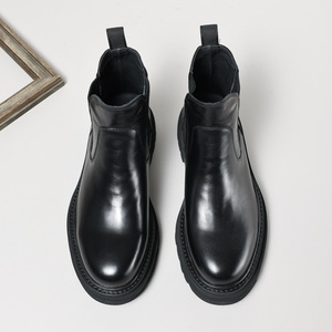 Chaussures de bureau en cuir véritable pour hommes avec semelle extérieure résistante à l'usure et semelle intérieure respirante, chaussures formelles - Product Image 2