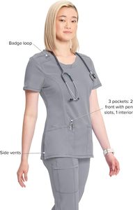 Ensemble d'uniformes de jogging en coton tendance personnalisés pour femmes combinaison de médecin infirmière logo personnalisé pour les hôpitaux - Product Image 6