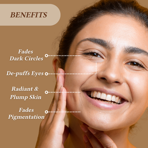 Crema Kumkumadi para el contorno de ojos que ayuda a reducir las ojeras y realzar el brillo - Product Image 2
