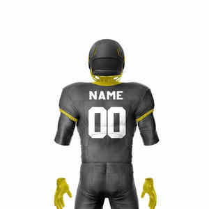 Vêtements de sport de conception de tendance supérieure Uniforme de football américain Tissu de polyester d'impression de sublimation de sport Uniforme de football américain - Product Image 3