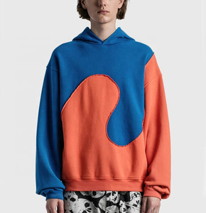 Sudadera con Capucha Corta de Diseño Personalizado para Hombre, Estilo Urbano de Invierno, Corte Holgado, Impermeable, Ecológica y de Tejido Grueso - Product Image 3