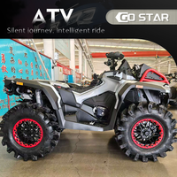 Quad pour enfants, moteur Qianjiang 110cc, véhicule tout-terrain, démarrage électrique, transmission automatique CVT, 4 roues motrices