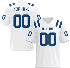 Maillots de football américain personnalisés OEM en maille polyester respirante à séchage rapide, haute qualité, pour l'été, pour équipes scolaires, vêtements de sport à manches courtes - Product Image 2