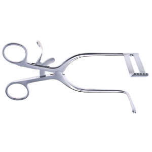 Ducker Fuente de alimentación manual 70/20mm L Hook Spine Retractor con hoja izquierda Instrumentos quirúrgicos de acero por Surgiright Instrument - Product Image 2