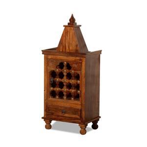 Traditional Wooden <b>Mandir</b> Solid Wood Temple for Home Indian Devotional Furniture Hindu Home Furniture Living Room KA740 - Product Image 2