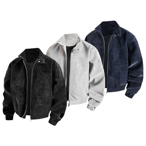 Chaquetas de Lona Estilo Americano Vintage para Hombre, Moda de Invierno, Corte Holgado Informal, Tallas Grandes, Prendas de Abrigo de Alta Calidad - Product Image 5