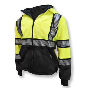 Reflective Hi Vis Hoodie Ropa de construcción Ropa DE TRABAJO Alta visibilidad Hi Vis Hoodie para hombres - Product Image 1
