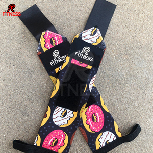 ผ้าพันข้อมือแบบกำหนดเอง ผ้าพันข้อมือลายอนิเมะสำหรับยกน้ำหนัก - Product Image 2