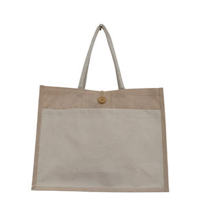 Hot Selling Product High Quality Customized Logo Jute Shopping Bag Custom Item Style Pattern Letter Promotion UK - Product Image 4