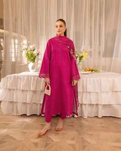 Robe traditionnelle afghane en soie élégante personnalisée du fabricant Salwar Kameez pour femmes et vêtements ethniques pour filles 558 pièces en vente - Product Image 4
