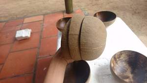 Tazón de cáscara de coco de alta calidad de alta producción, listo para pedidos a granel para exportación, tazón de cáscara de coco duradero hecho en Vietnam - Product Image 3