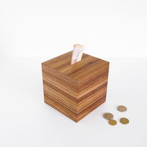Alcancía de Madera Personalizada |   Grabado Disponible |   Venta Directa de Fábrica - Product Image 1